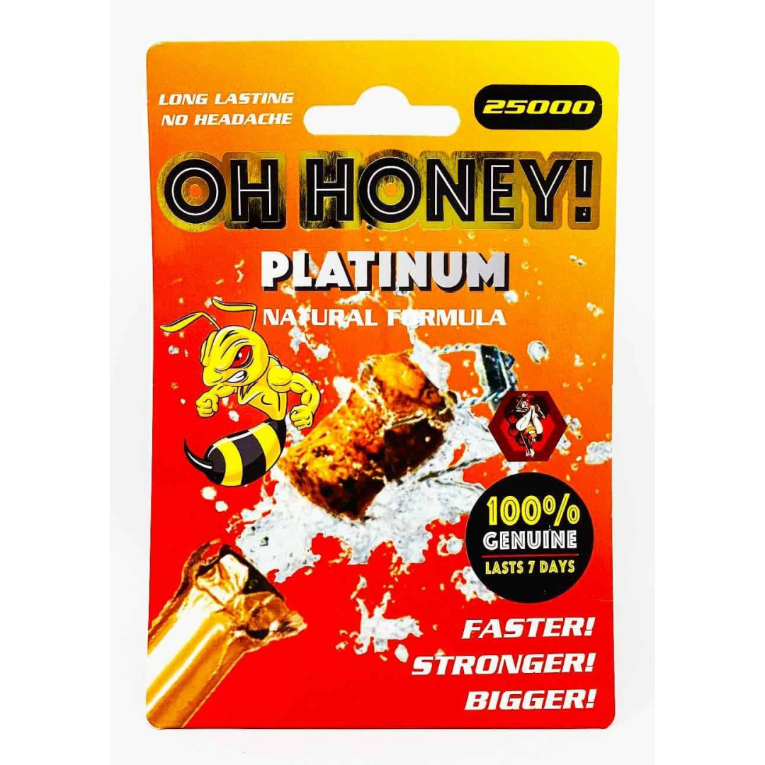 3 Pack Oh Honey 25000 Platinum Male Enhancement Palestine