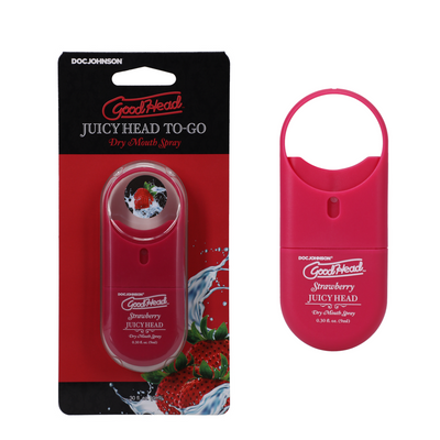 GoodHead - Juicy Head Dry Mouth Spray To-Go - Strawberry - .30 fl. oz. (7997342286041)