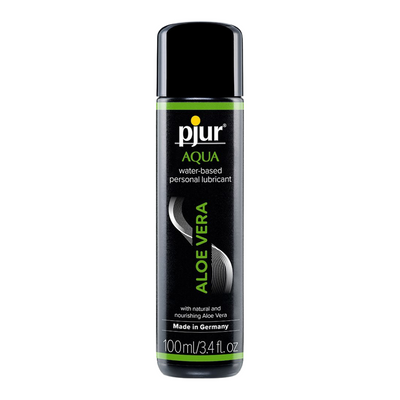 Pjur Aqua Aloe Water Based Lubricant 3.4oz (8002081030361)