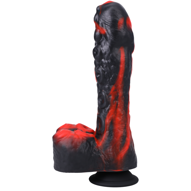 Fort Troff - Tendril Thruster - Mini Fuck Machine - Rechargeable Silicone with Remote - Red, Black (8391037255897)