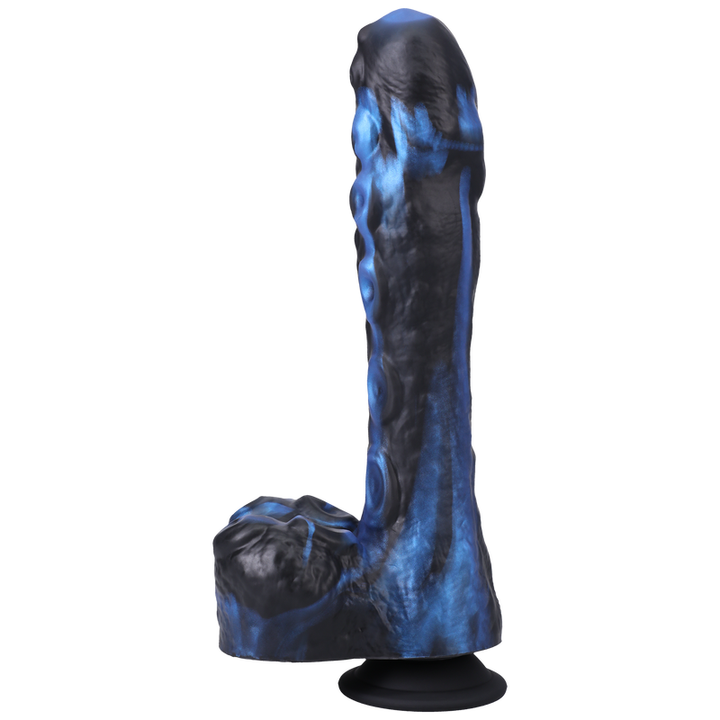 Fort Troff - Tendril Thruster - Mini Fuck Machine - Rechargeable Silicone with Remote - Blue, Black (8391038566617)