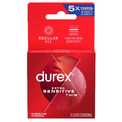 DUREX EXTRA SENSITIVE 3 PACK (8166077071577)