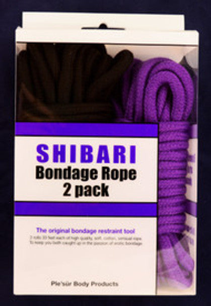 Rope 2 Pack Shibari Bondage Rope Kit (Black & Red) (8940504023257)