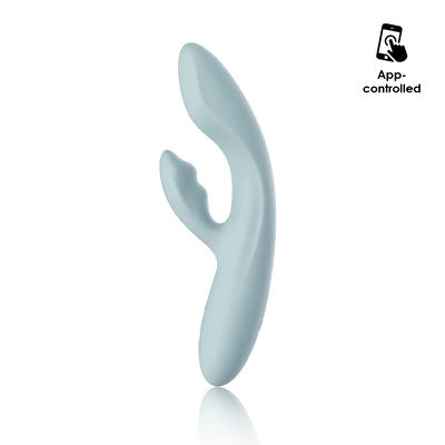 Svakom Chika App- Controlled Interactive Rabbit Vibrator - Turquoise Grey (8962550005977) (8988584313049)