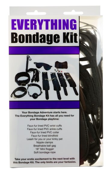 Everything Bondage Kit Black (8939410817241) (8940494192857)