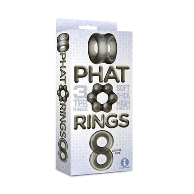 The 9's Phat Rings Smoke 1 Chunky Cock Rings (8616509898969)