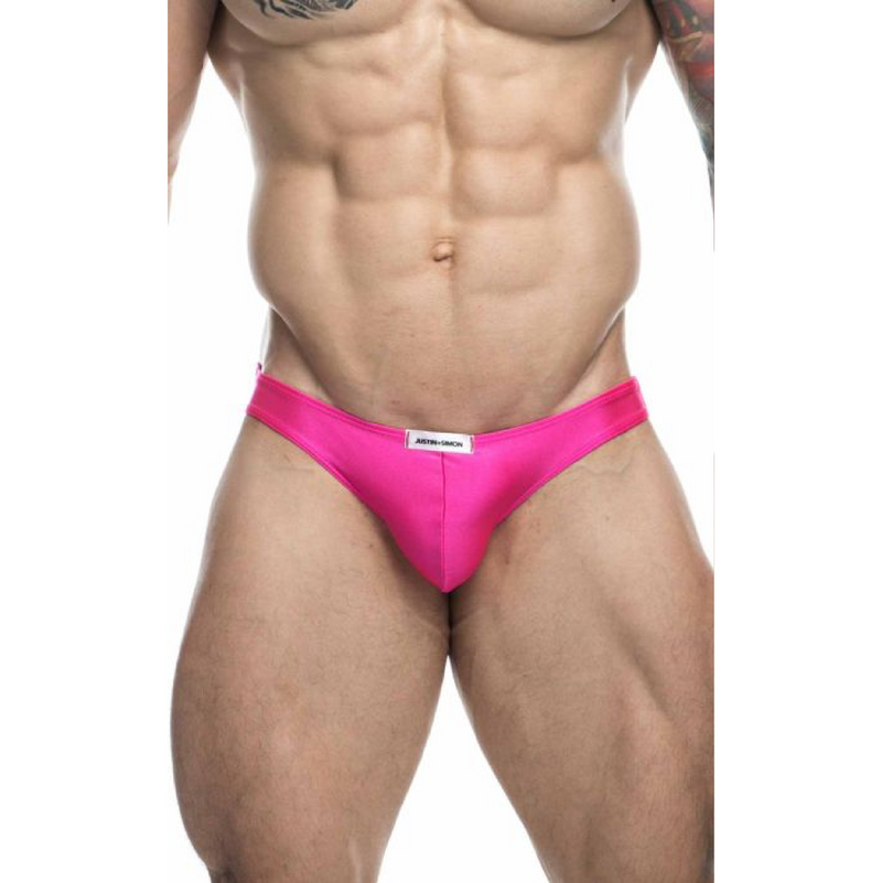 Justin + Simon Classic Mens Bikini - Pink (8389909250265)