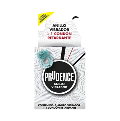 Prudence 1 Anillo Vibrador + 1 Condón Retardante (8461517652185)