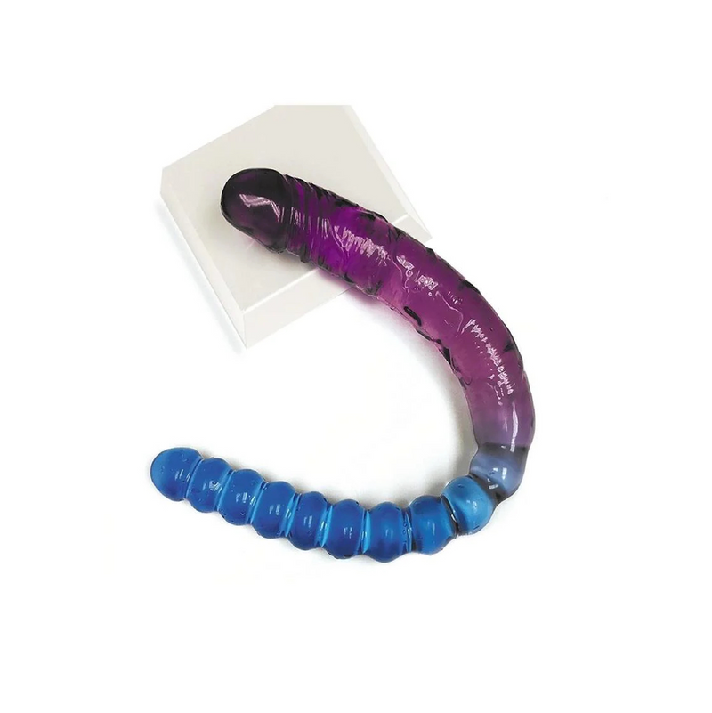 Shades Gradient Jelly Double Dong - Blue/Violet (8438379577561)