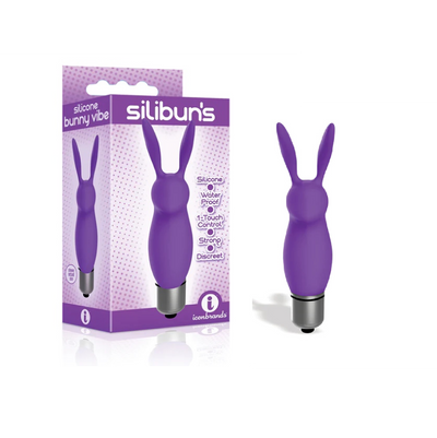 Silibuns Silicone Bunny Bullet- Purple (8438391374041)