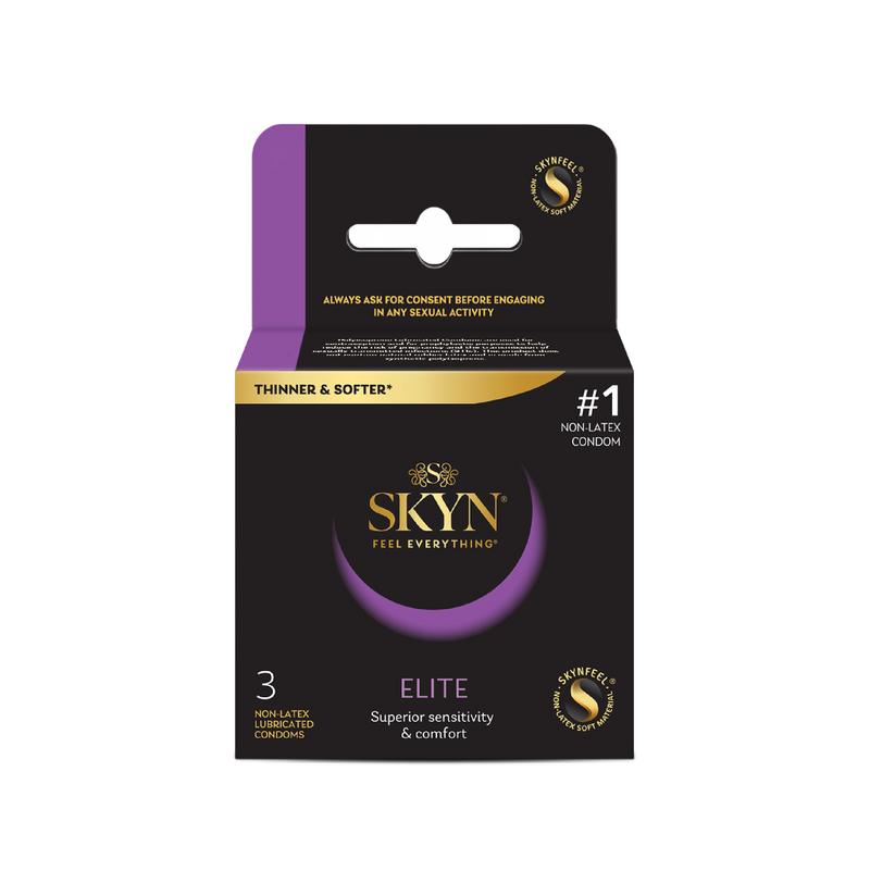 Lifestyles Skyn Elite Non Latex Lubricated Condoms 3-Pack (4161606352995)