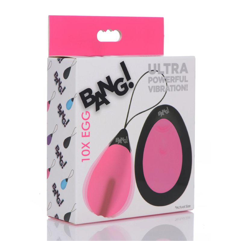 10X Silicone Vibrating Egg - Pink (8350944755929)