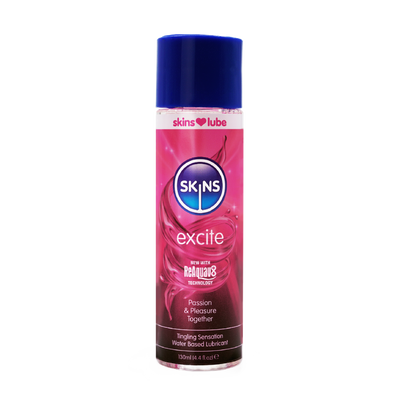 Skins Excite Tingling Water Based Lubricant 4.4 fl oz (8502529949913)
