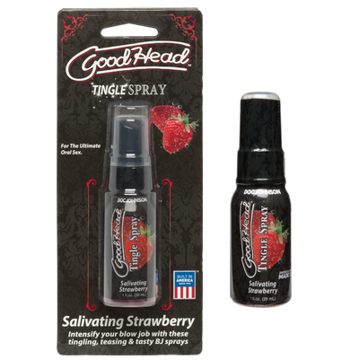 GoodHead - Tingle Spray - Salivating Strawberry - 1 fl. oz. (8572613263577)