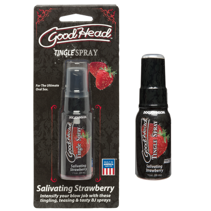 GoodHead - Tingle Spray - Salivating Strawberry - 1 fl. oz. (8572613263577)