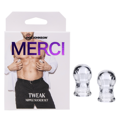 Merci - Tweak - Nipple Sucker Set - Clear (8437289877721)