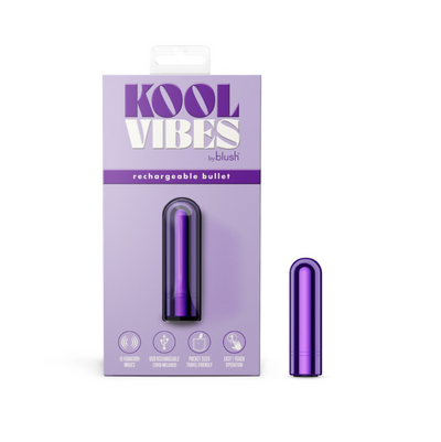 Kool Vibes - Rechargeable Mini Bullet - Grape (8496917020889)
