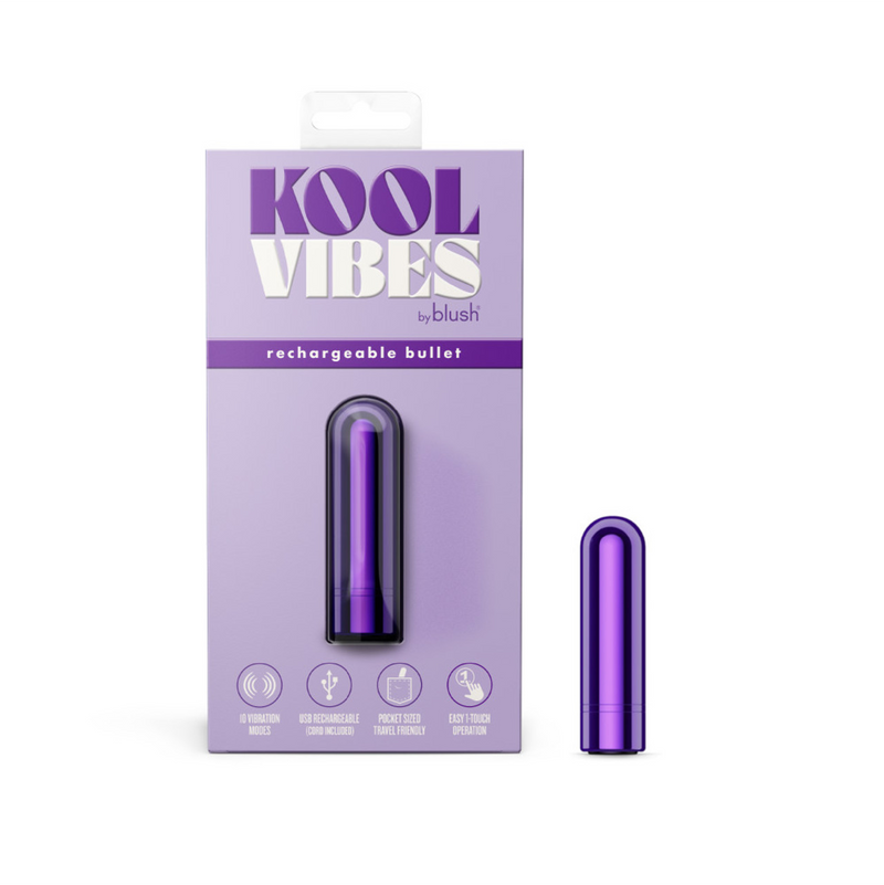 Kool Vibes - Rechargeable Mini Bullet - Grape (8496917020889)