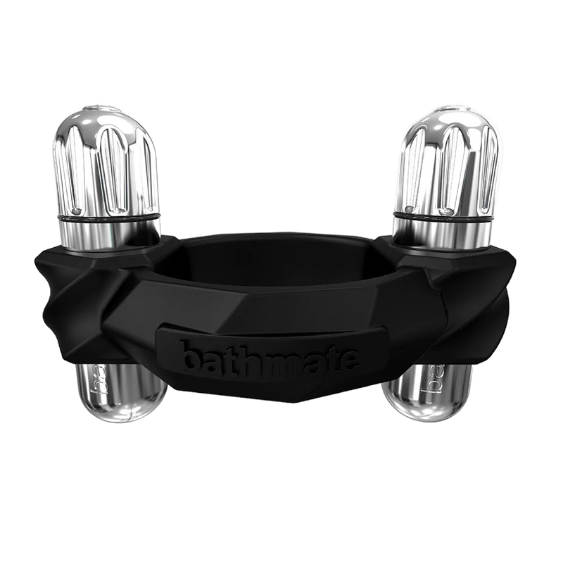 Bathmate Hydro Vibe Silicone Ring - Black (8443557937369)
