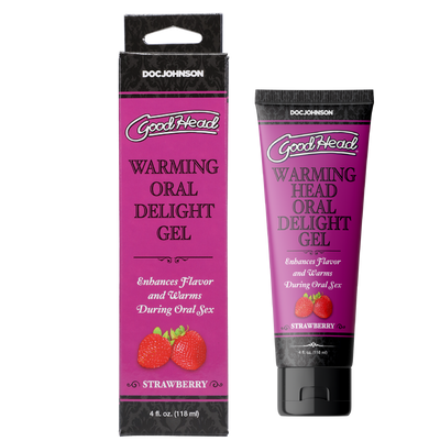GoodHead - Warming Oral Delight Gel - Strawberry - 4 fl. oz. (8575174869209)