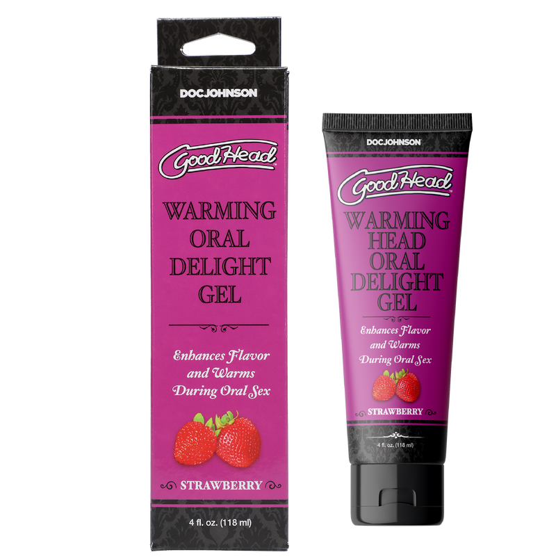 GoodHead - Warming Oral Delight Gel - Strawberry - 4 fl. oz. (8575174869209)