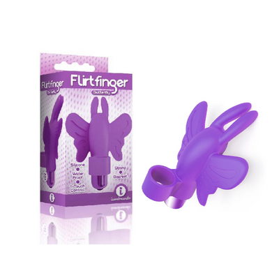 The 9's - Flirt finger Silicone Butterfly - Purple (8438409855193)