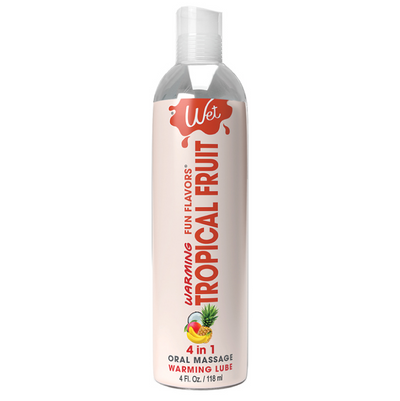 Wet Warming Fun Flavors Tropical Explosion 4-In-1 Lubricant 4oz (8513382809817)