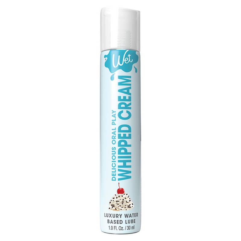 Wet Delicious Oral Play Whipped Cream Waterbased Flavored Lubricant 1oz (8513363050713)