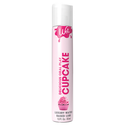 Wet Delicious Oral Play Cupcake Waterbased Flavored Lubricant 1oz (8513367867609)