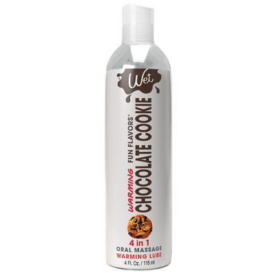 Wet Warming Fun Flavors Chocolate Cookie 4-In-1 Lubricant 4oz (8513383661785) (8932893327577)