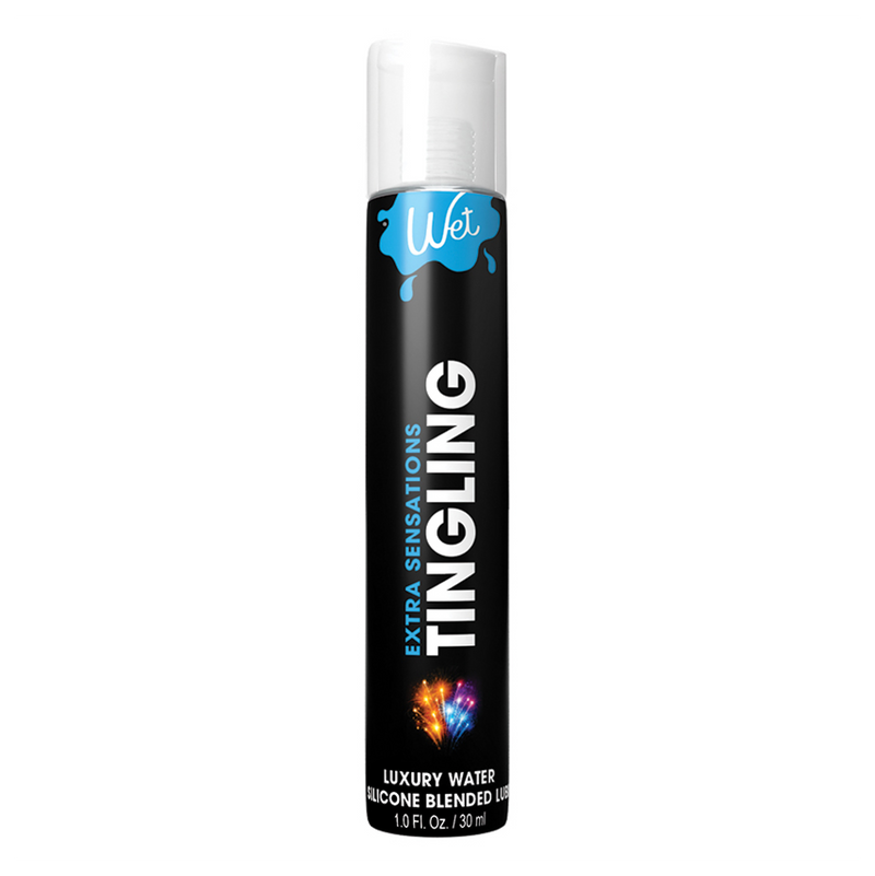 Wet Extra Sensations Tingling Water / Silicone Blend Based Lubricant 1oz (8512884179161)