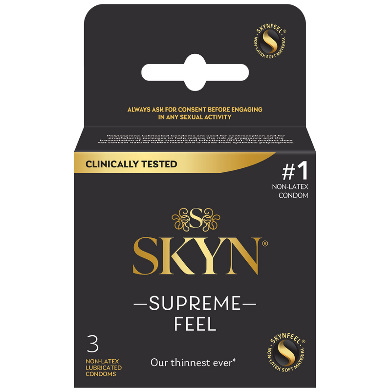 SKYN Supreme Feel 3 Count Condoms (8853216788697)