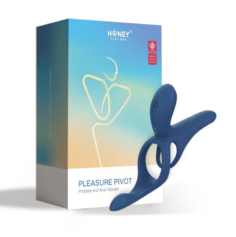 PLEASURE PIVOT App-Controlled Couples Vibrator Blue (8892426125529) (8902441205977)