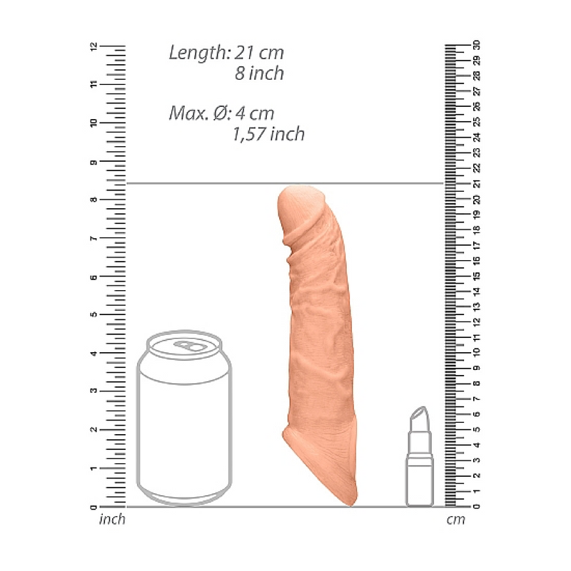 Penis Extender with Rings - 8" - 21 cm (8185585991897)