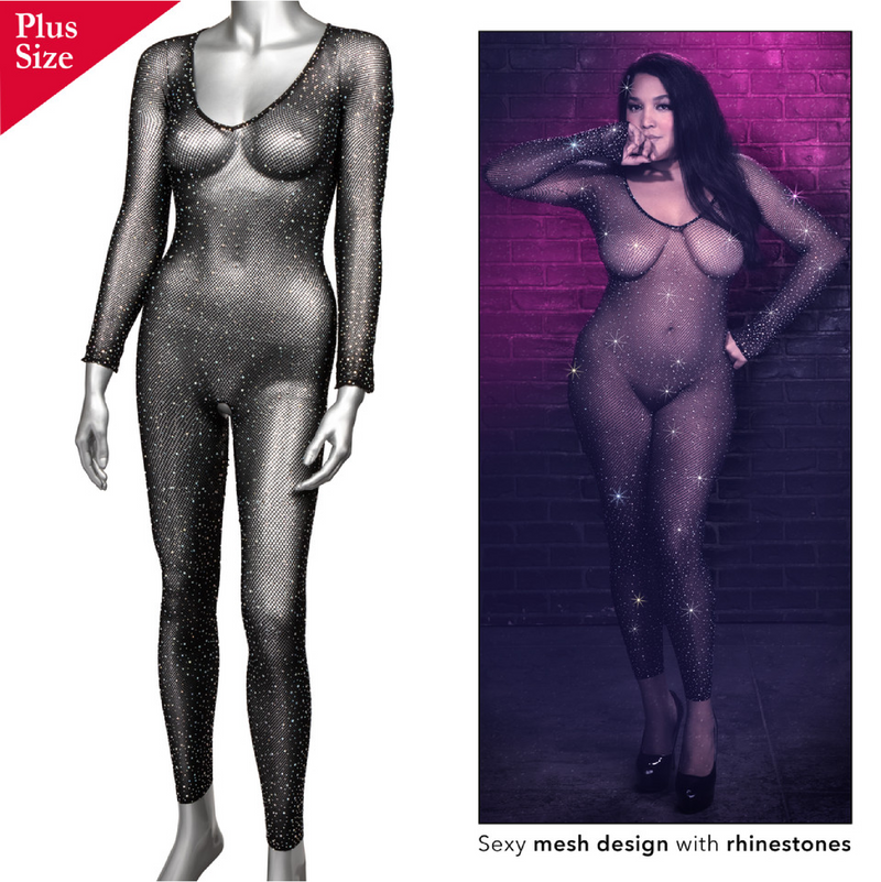 Radiance™ Crotchless Full Body Suit Queen Size (8175852552409)