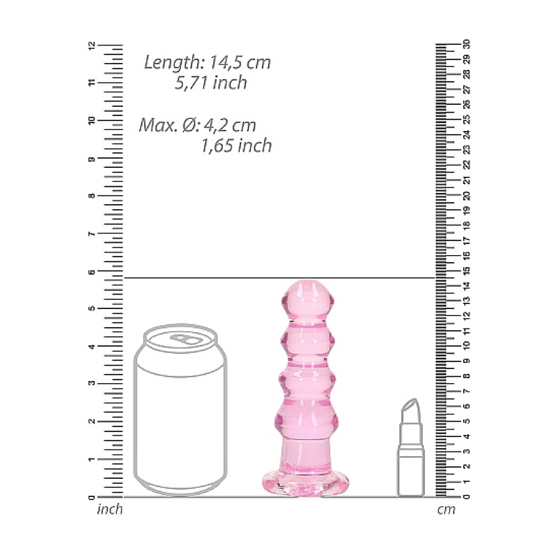 5.5" Curvy Dildo/Plug - Pink (8186044481753)
