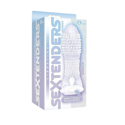 Vibrating Sextenders, Nubbed - Clear (8255090360537)