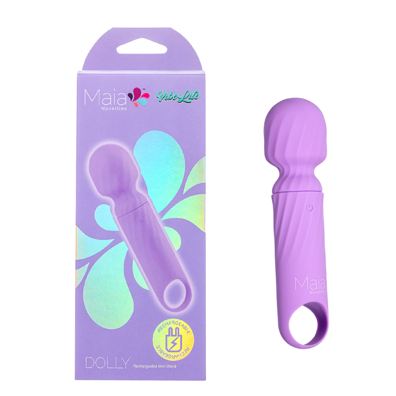 VIBELITE Dolly Rechargeable Mini Wand - Purple (8235503157465)