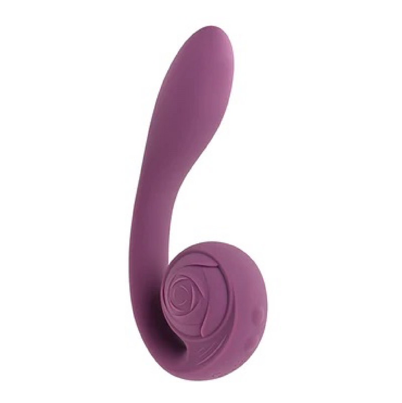 Poseable You Rechargeable Silicone Vibrating Dildo - Purple (8189920280793)