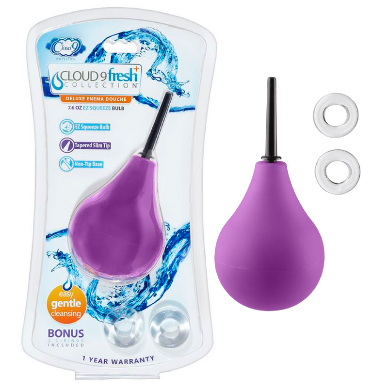 Deluxe Anal Douche & 2 C-Rings (8899048112345)