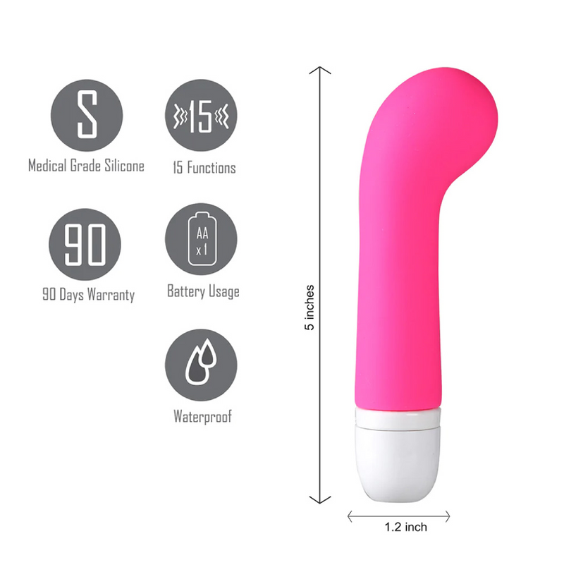 AVA Silicone 15-Function Mini G-Spot Vibe (8963412132057) (8988506030297)