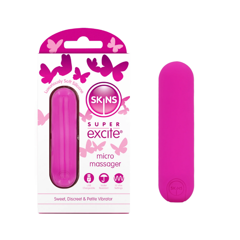 Skins Super Excite Rechargeable Pink Bullet (8951051747545)