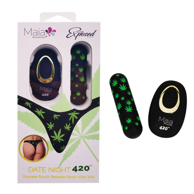 DATE NIGHT 420 Remote Control Panty Vibrator (8963425861849)