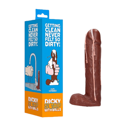 Dicky Soap With Balls - Cum Covered - Black (8187149779161)
