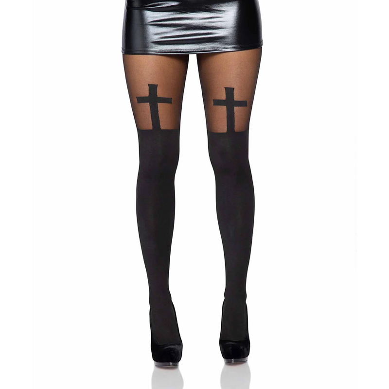 Bless Me Cross Tights (8285557031129)