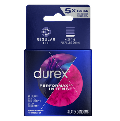 Durex Performax Intense, 3 piezas (8330993434841)