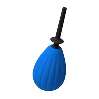 Prelude Silicone Enema Bulb Kit - Blue/Black (8379066286297)