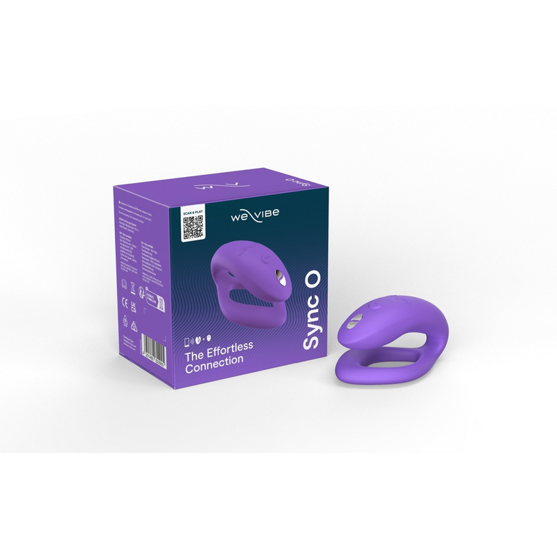 We-Vibe Sync O Rechargeable Silicone Couples Vibrator with Remote Control - Purple (8401691902169)