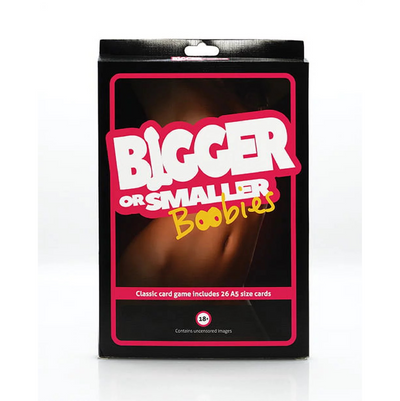 Play Wiv Me Bigger or Smaller Boobs Card Game (8413710942425)