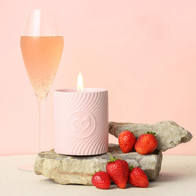 HighOnLove Strawberry Champagne Massage Candle (8164952342745)